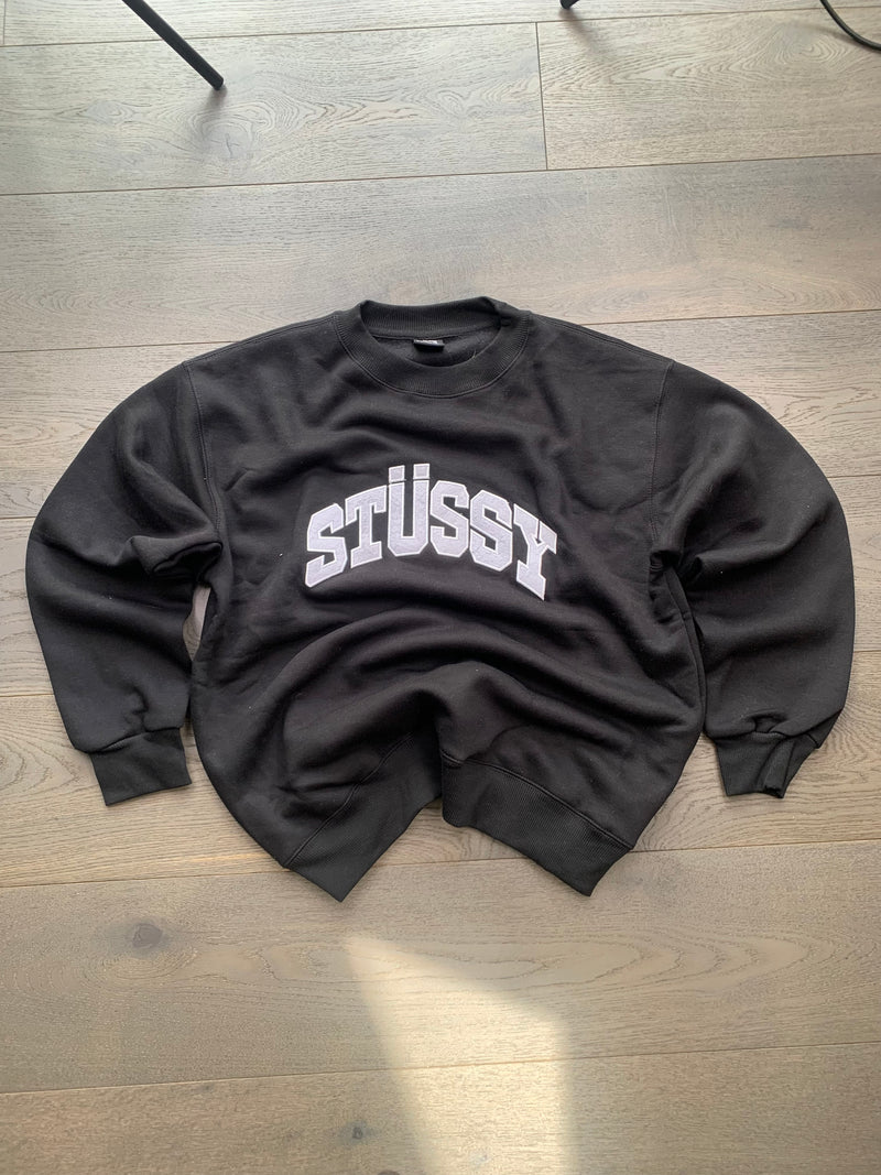 Stussy Reworked Black Sweatshirt - Bulk