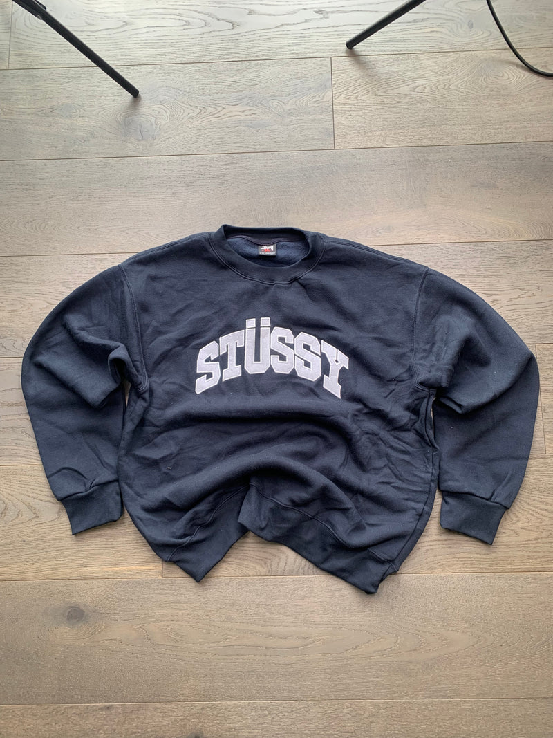 Stussy Reworked Navy Sweatshirt - Bulk