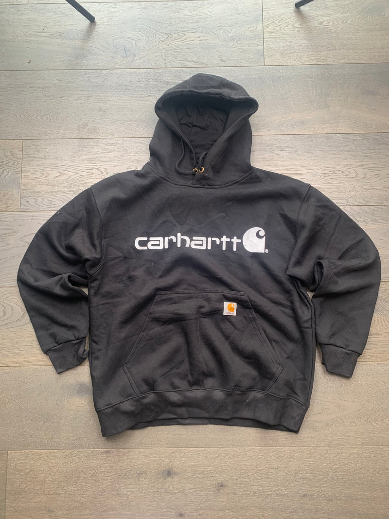 Carhartt Reworked Black Hoodie - Bulk